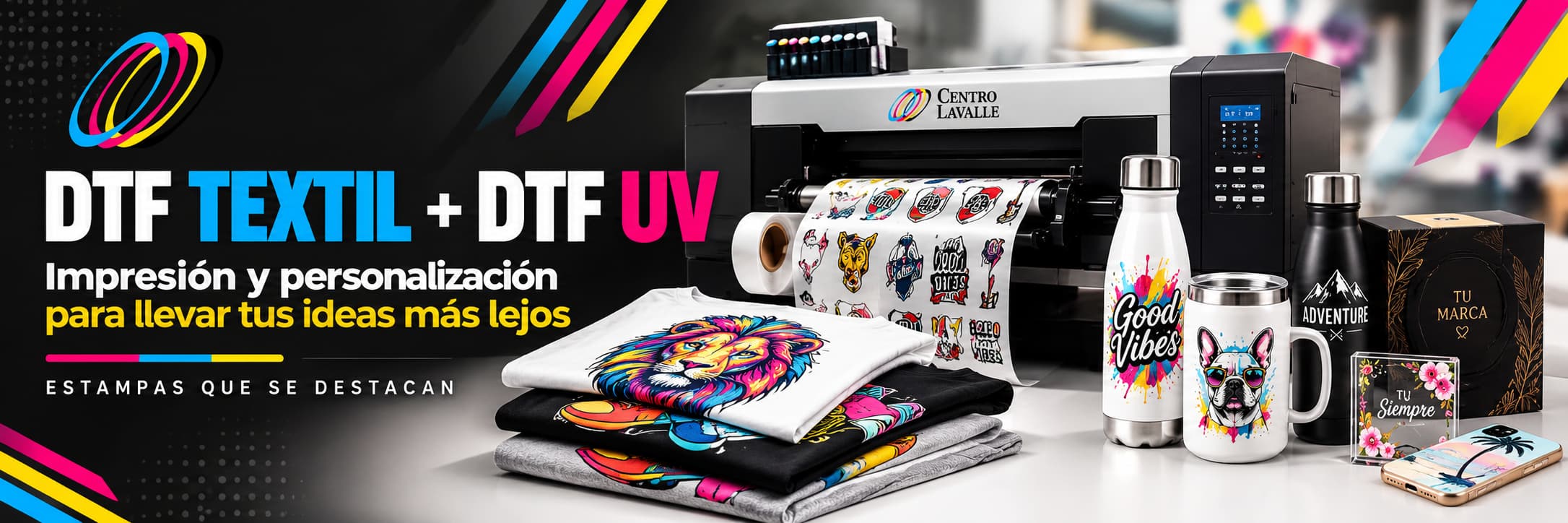 DTF Textil y UV