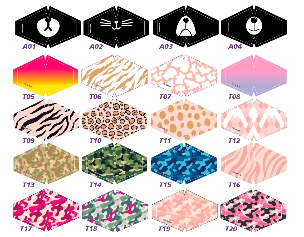 Estampados de barbijos