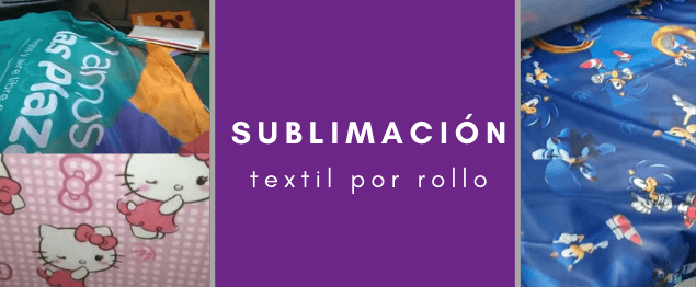 Sublimación textil por rollo   