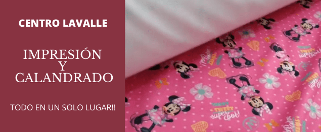 Impresión y calandrado textil