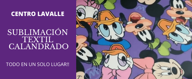 Sublimación textil y calandrado