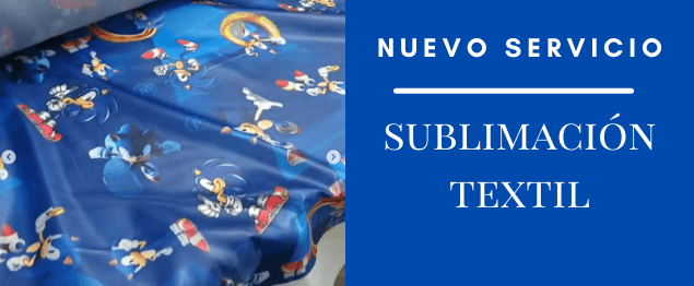 Sublimación textil en tela