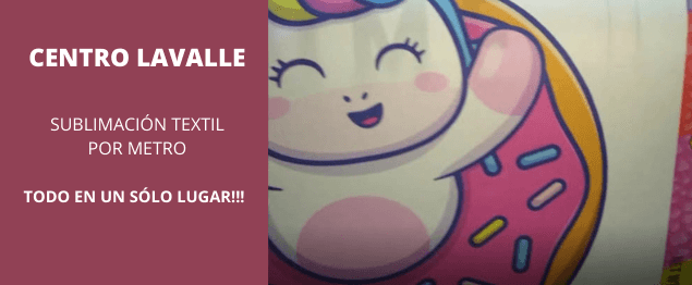 Sublimación textil por metro