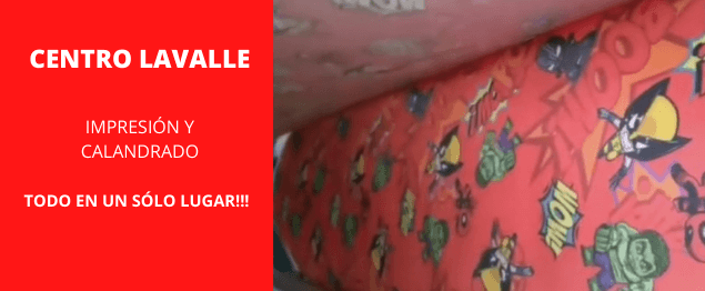 Impresión y calandrado