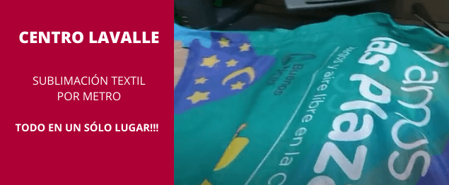 Sublimación textil por metro 