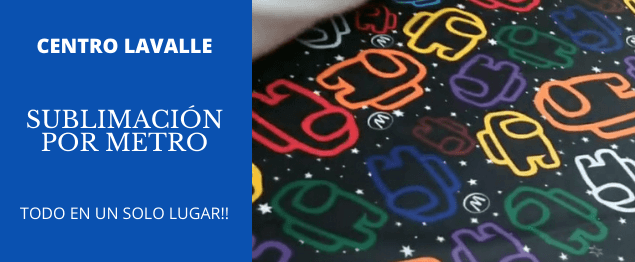 Sublimación textil por metro