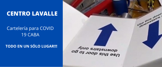 Cartelería para COVID 19 CABA
