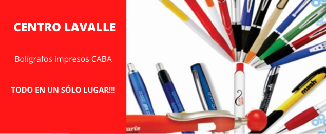 Bolígrafos impresos CABA