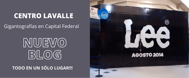 Gigantografías en Capital Federal
