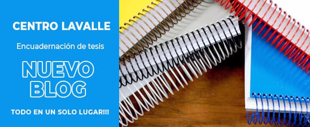 Encuadernación de tesis