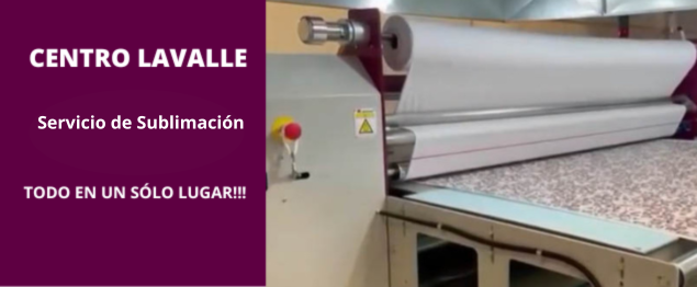 Servicio de sublimación