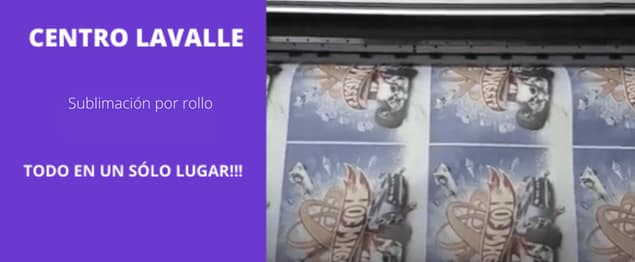 Sublimación por rollo