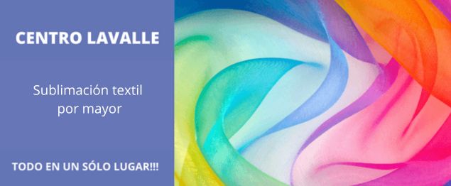 Sublimación textil por mayor