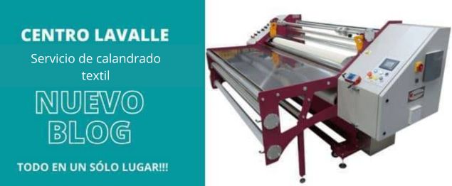 Servicio de calandrado textil