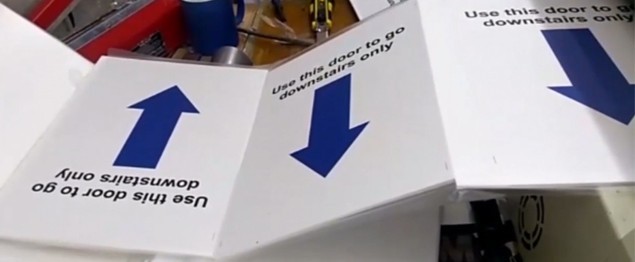 Cartelería para COVID 19 Microcentro