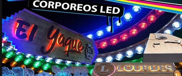 Corpóreos con luces led
