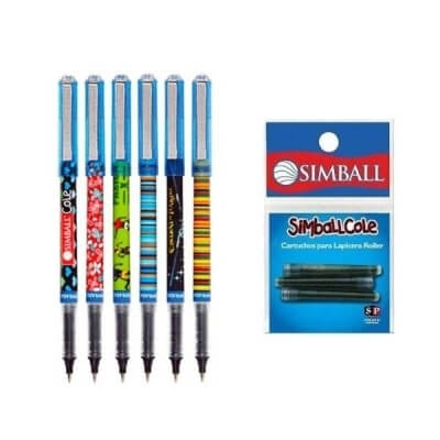 Lapicera Simball Cole Roller A Cartucho