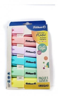 Resaltador Pelikan Flash Pastel 