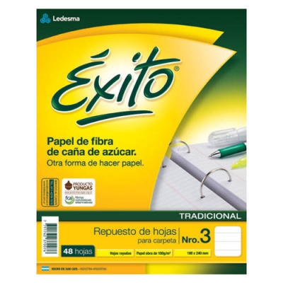 Repuesto Exito Ecologico X48 H Rayadas