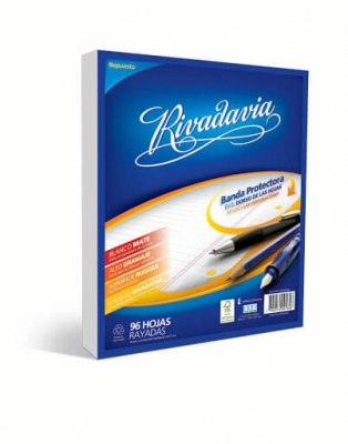 Repuestos Rivadavia C/banda X 96h.Cuadriculadas 