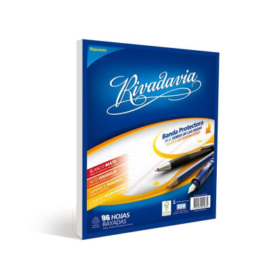 Repuesto Rivadavia  C/banda X 96h. Rayadas 