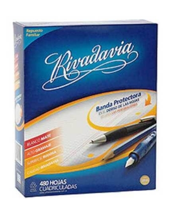 Repuesto Rivadavia C/banda X 480h. Rayadas 