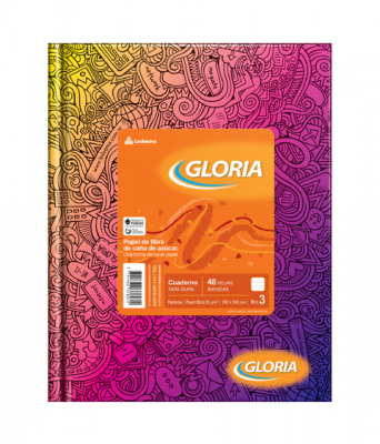 Cuaderno Gloria T/dura  100 h Fantasia