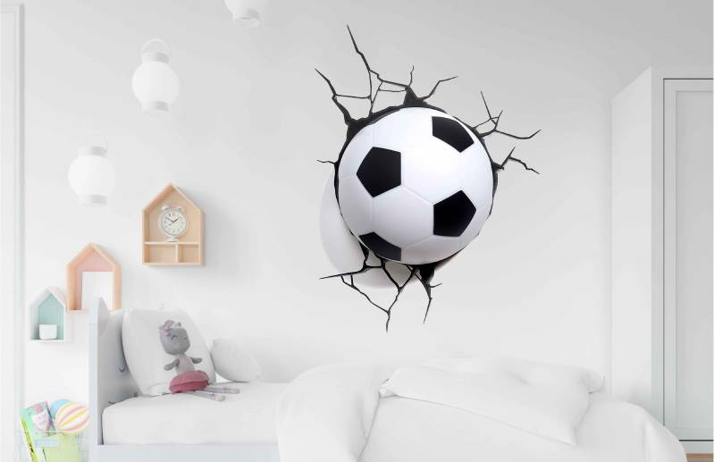 Vinilo impreso efecto 3D Futbol grande - 100x100cm - MODELO: 3D_0001