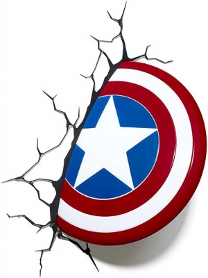 Vinilo impreso efecto 3D Capitán América - 100x100cm - MODELO: 3D_0011