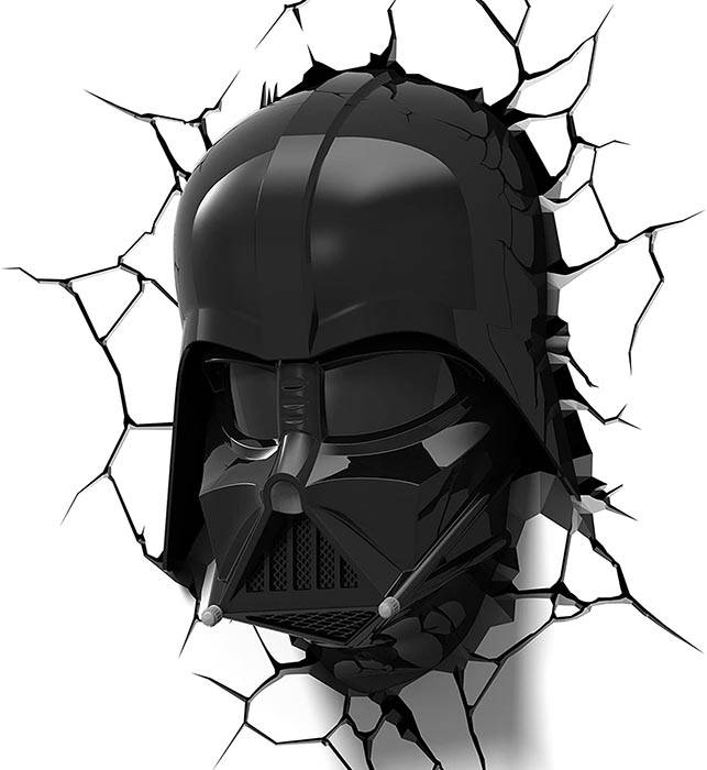 Vinilo impreso efecto 3D Darth Vader - 80x80cm - MODELO: 3D_0023