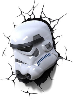 Vinilo impreso efecto 3D stormtrooper - 80x80cm - MODELO: 3D_0106