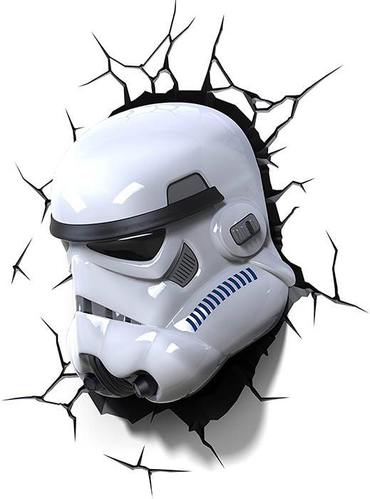 Vinilo impreso efecto 3D Stormtrooper - 100x100cm - MODELO: 3D_0106