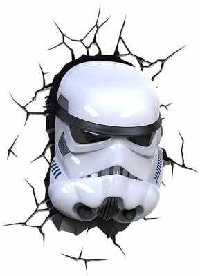 Vinilo impreso efecto 3D stormtrooper - 80x80cm - MODELO: 3D_0110