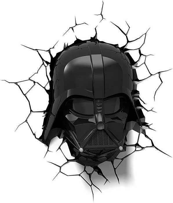 Vinilo impreso efecto 3D Darth Vader - 100x100cm - MODELO: 3D_0112