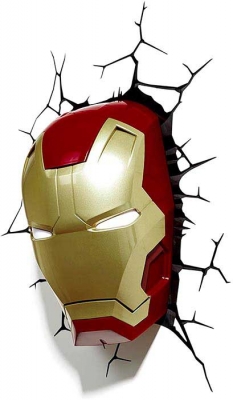 Vinilo impreso efecto 3D Iron Man - 80x80cm - MODELO: 3D_0122