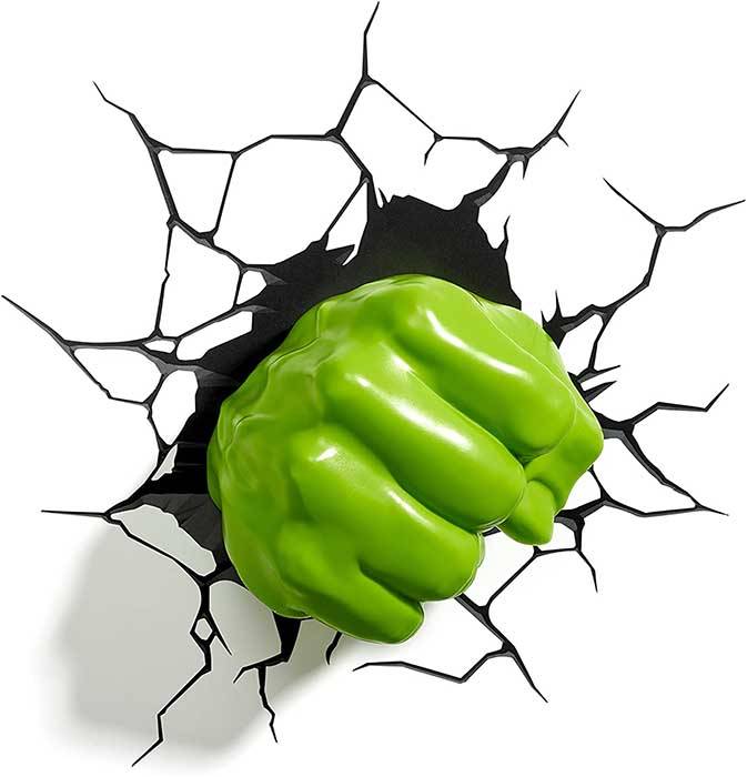 Vinilo impreso efecto 3D Hulk - 100x100cm - MODELO: 3D_0130