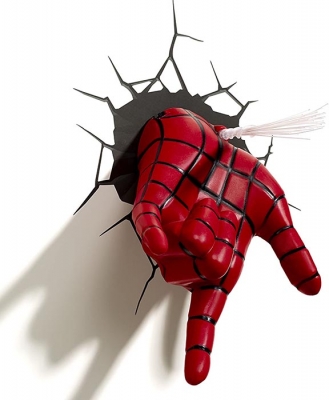 Vinilo impreso efecto 3D Spider Man / Hombre Araña - 100x100cm - MODELO: 3D_0136