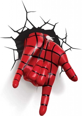 Vinilo impreso efecto 3D Spiderman / Hombre Araña- 100x100cm - MODELO: 3D_0141