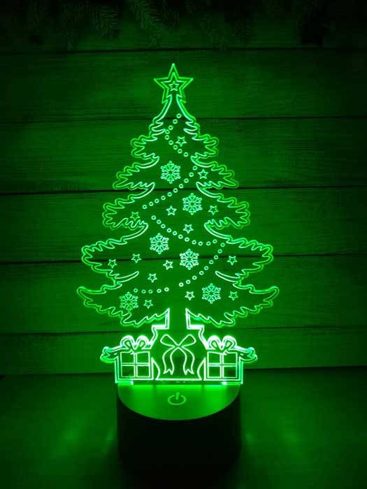 Lámpara de Árbol de Navidad LED 3D - MOD: Led_00005