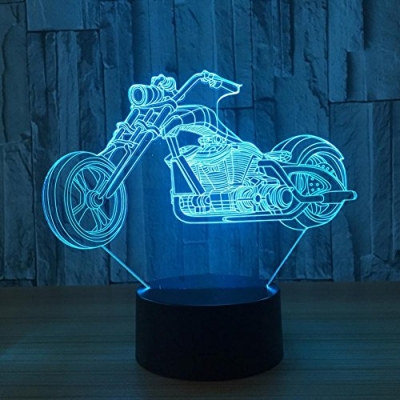 Lámpara de Moto LED 3D - MOD: Led_00038