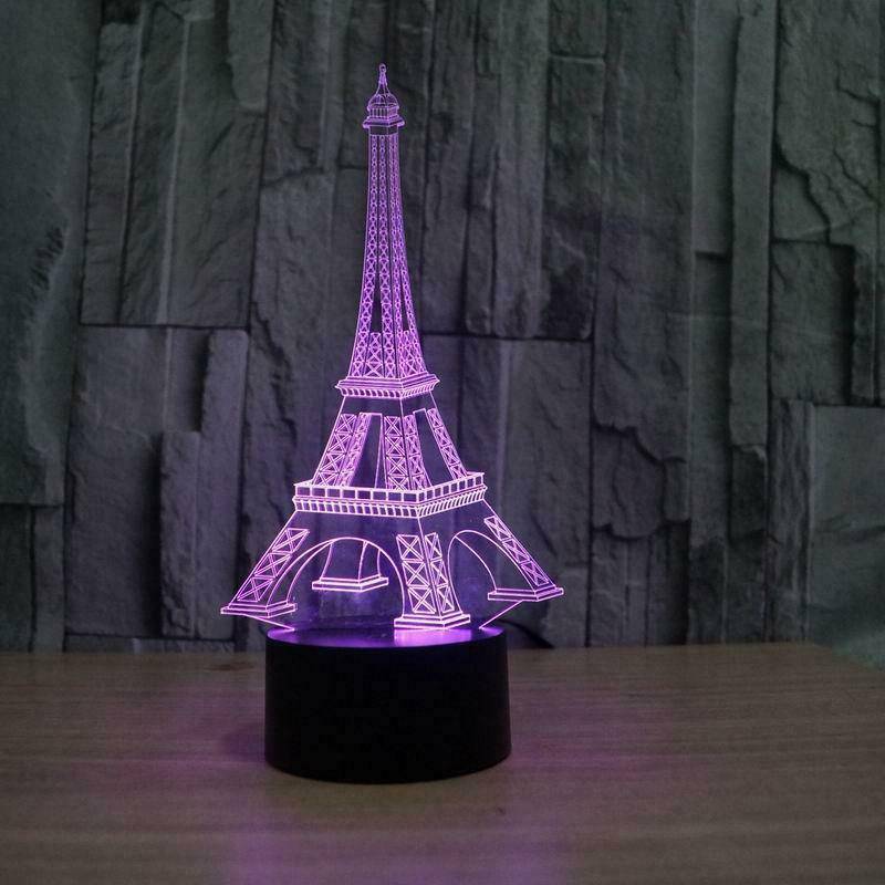 Lámpara de Torre Eiffel / Paris LED 3D - MOD: Led_00045